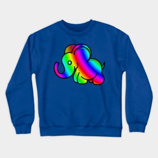 Rainbow Elephant 1 Crewneck Sweatshirt